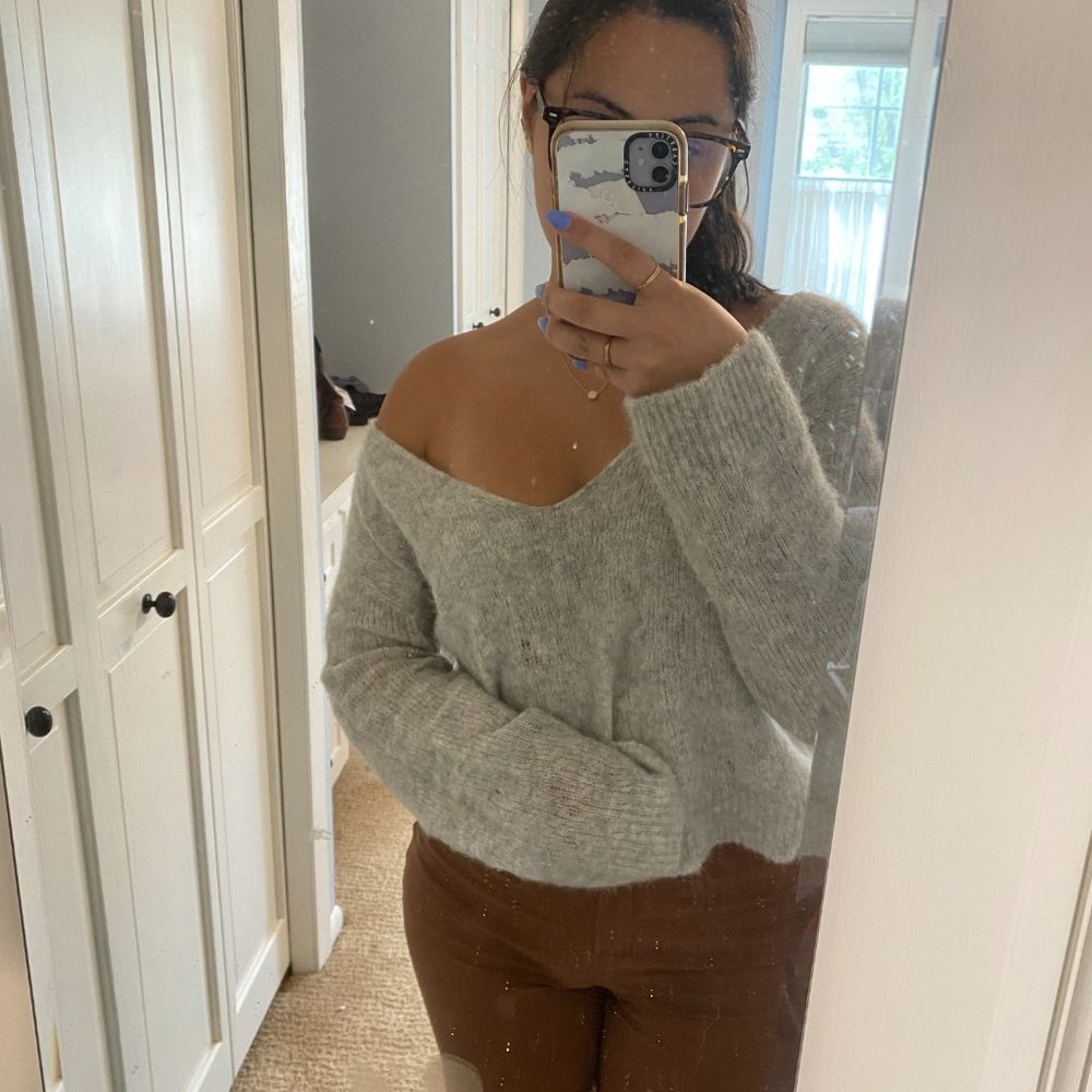 Wool Off the Shoulder Free People Sweater